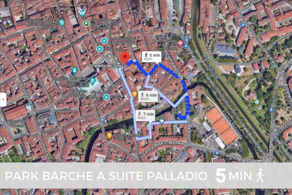 Suite Palladio Centro Vicenza A 2 Passi Da Piazza Dei Signori Check-In Veloce Bagian luar foto