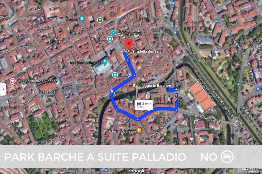 Suite Palladio Centro Vicenza A 2 Passi Da Piazza Dei Signori Check-In Veloce Bagian luar foto